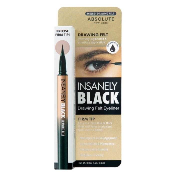 absolute-new-york-absolute-new-york-insanely-black-drawing-felt-eyliner-mell01-firm-tip-08-ml-yeux-et-sourcils.jpg ABSOLUTE NEW YORK INSANELY BLACK DRAWING FELT EYLINER MELL01 FIRM TIP 0.8 ML – Image 1