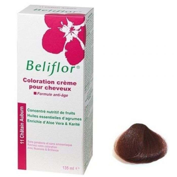 beliflor-beliflor-coloration-cheveux-11-chatain-auburn-135ml-coloration.jpg BELIFLOR COLORATION CHEVEUX 11 CHATAIN AUBURN 135ml – Image 1