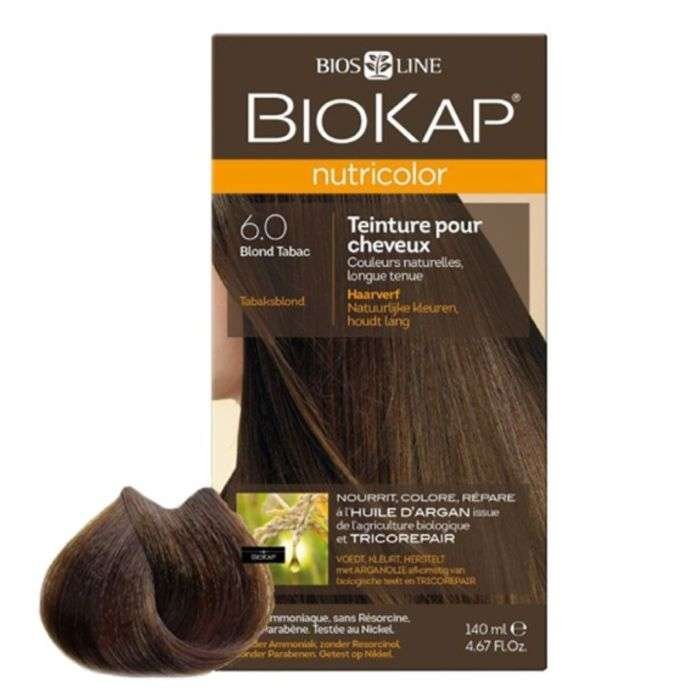 biokap-biokap-nutricolor-60-blond-tabac-coloration.jpg BIOKAP NUTRICOLOR 6.0 BLOND TABAC – Image 1
