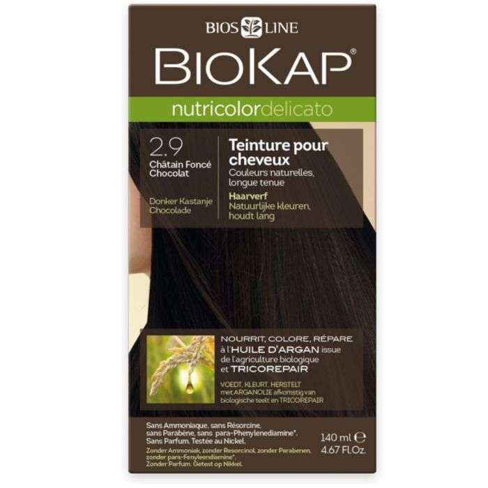 biokap-biokap-nutricolor-delicato-29-chatain-fonce-chocolat-coloration.jpg BIOKAP NUTRICOLOR DELICATO 2.9 CHATAIN FONCE CHOCOLAT – Image 1