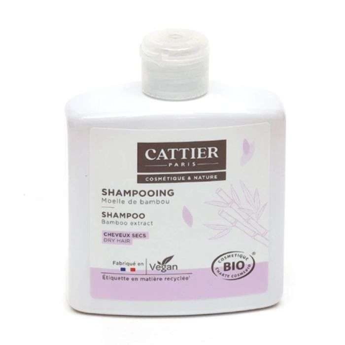 cattier-shampooing-moelle-de-bambou-cheveux-secs-250-ml.jpg CATTIER SHAMPOOING MOELLE DE BAMBOU CHEVEUX SECS 250 ML – Image 1