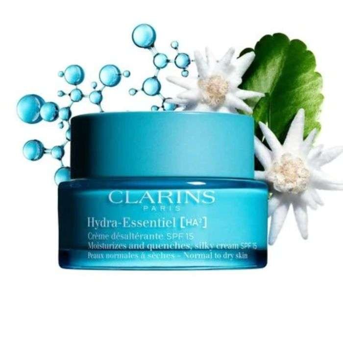 clarins-clarins-hydra-essentiel-ha2-creme-riche-desalterante-spf-15-peaux-normal-a-seches-50-ml-cremes-jour.jpg CLARINS HYDRA ESSENTIEL HA2 CREME RICHE DESALTERANTE SPF 15 PEAUX NORMAL A SECHES 50 ML – Image 1
