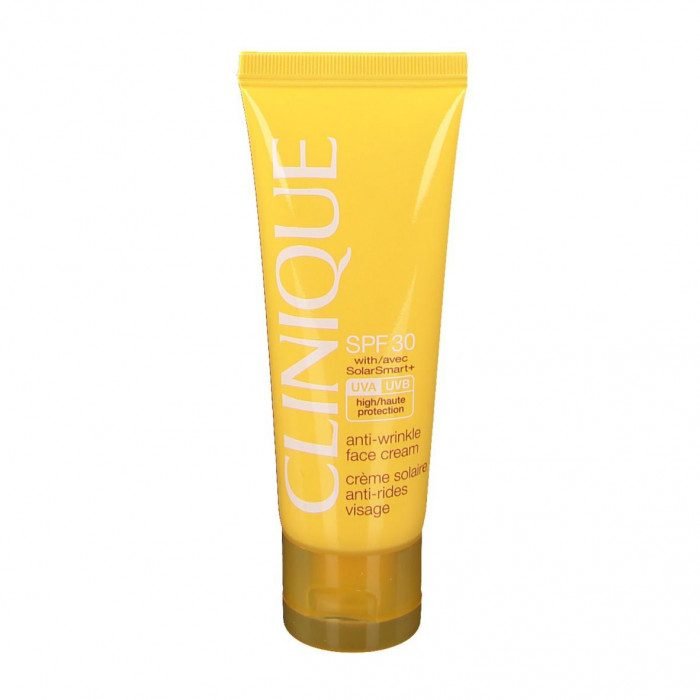clinique-sun-creme-solaire-anti-rides-spf-30-50ml.jpg CLINIQUE SUN CREME SOLAIRE ANTI RIDES SPF 30-50ML – Image 1