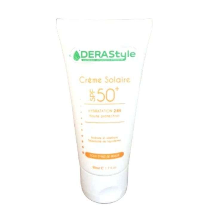 derastyle-derastyle-creme-solaire-spf-50-hydratation-24-h-cremes.jpg DERASTYLE CREME SOLAIRE SPF 50+ HYDRATATION 24 H – Image 1