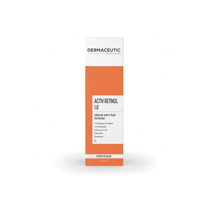 dermaceutic-activ-retinol-10-serum-anti-age-intensif-des-45-ans-30-ml.jpg DERMACEUTIC ACTIV RETINOL 1.0 SERUM ANTI AGE INTENSIF DES 45 ANS 30 ML – Image 1