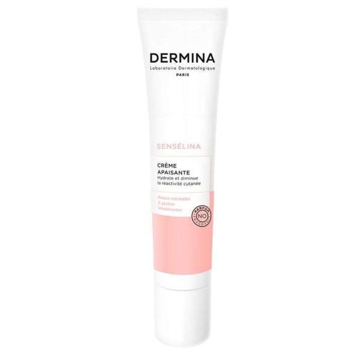 dermina-dermina-senselina-creme-apaisante-peaux-intolerantes-40ml-visage.jpg DERMINA SENSELINA CREME APAISANTE PEAUX INTOLERANTES 40ML – Image 1