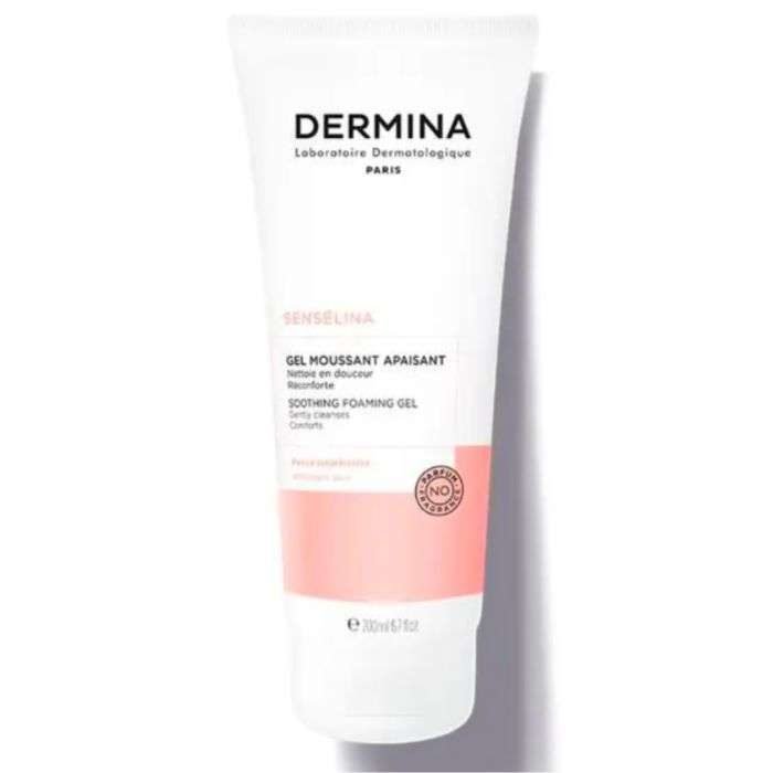 dermina-dermina-senselina-gel-moussant-apaisant-200-ml-nettoyants-visage.jpg DERMINA SENSELINA GEL MOUSSANT APAISANT 200 ML – Image 1