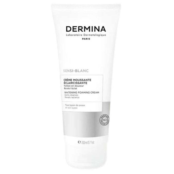 dermina-dermina-sensi-blanc-creme-moussante-eclaircissante-200-ml-demaquillants-et-nettoyants.jpg DERMINA SENSI BLANC CREME MOUSSANTE ECLAIRCISSANTE 200 ML – Image 1