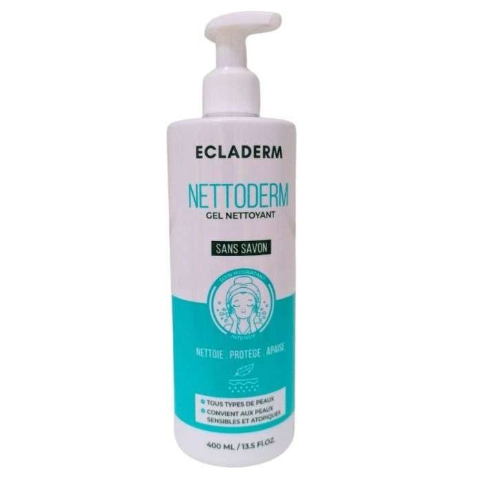 ecladerm-ecladerm-nettoderm-gel-nettoyant-400-ml-nettoyants-visage.jpg ECLADERM NETTODERM GEL NETTOYANT 400 ML – Image 1