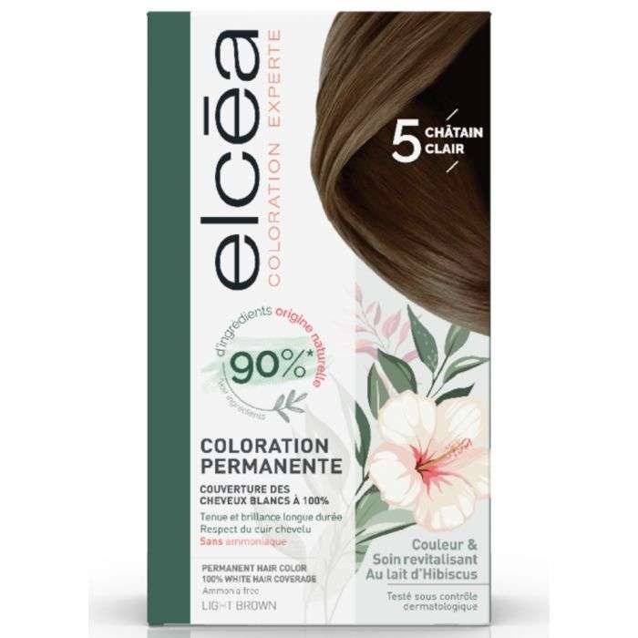 elcea-elcea-coloration-permanante-5-chatain-claire-coloration.jpg ELCEA COLORATION PERMANANTE 5 CHATAIN CLAIRE – Image 1