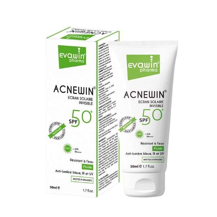 evawin-pharma-evawin-acnewin-ecran-solaire-spf-50-invisible-50-ml-cremes-solaires.jpg EVAWIN ACNEWIN ECRAN SOLAIRE SPF 50 INVISIBLE 50 ML – Image 1