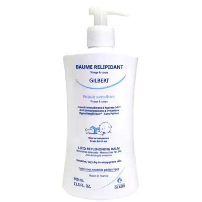 gilbert-gilbert-baume-relipidant-400-ml-soins-visage-et-corps.jpg GILBERT BAUME RELIPIDANT 400 ML – Image 1