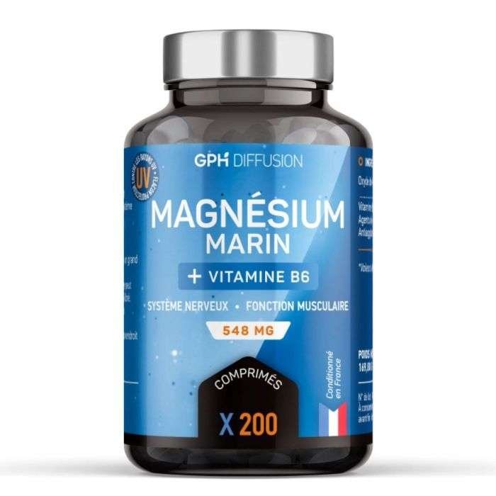 gph-diffusion-gph-magnesium-marin-vitamine-b6-200-gelules-vitamines-et-formes.jpg GPH MAGNESIUM MARIN + VITAMINE B6 200 GELULES – Image 1