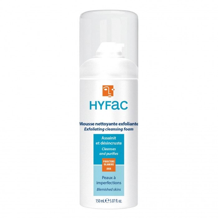 hyfac-mousse-nettoyante-exfoliante.jpg HYFAC MOUSSE NETTOYANTE EXFOLIANTE – Image 1