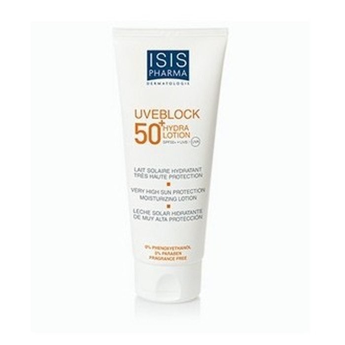 isispharma-isispharma-uveblock-50-hydra-lotion-tres-haute-protection-solaire-lotion-hydratante-spf-50-cremes.jpg ISISPHARMA UVEBLOCK 50+HYDRA LOTION TRES HAUTE PROTECTION SOLAIRE LOTION HYDRATANTE SPF 50+ – Image 1