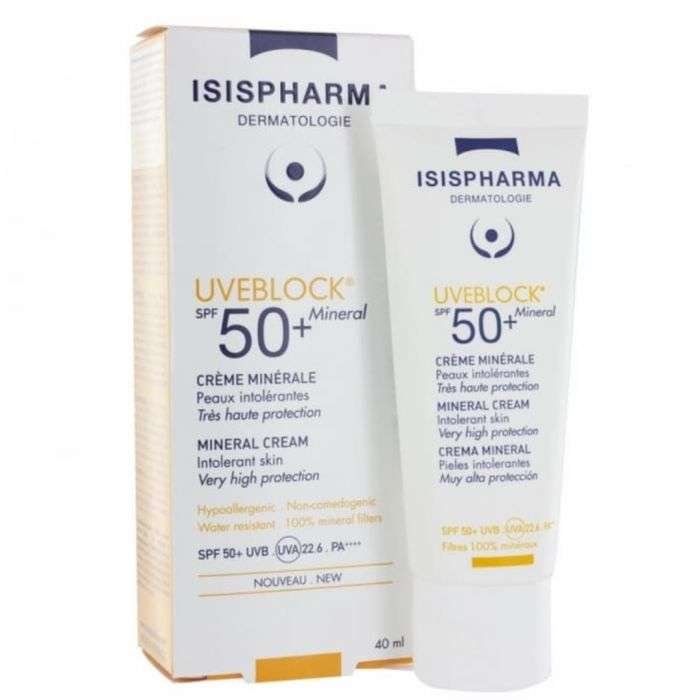 isispharma-isispharma-uveblock-creme-minerale-invisible-spf-50-cremes.jpg ISISPHARMA UVEBLOCK Creme minerale invisible spf 50+ – Image 1