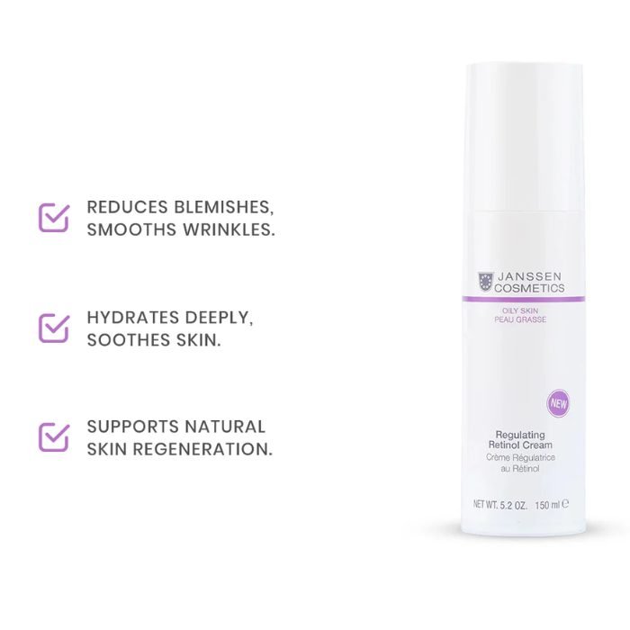 janssen-cosmetics-janssen-cosmetics-creme-regulatrice-au-retinol-peau-grasse-150-ml-soins-anti-imperfections.jpg JANSSEN COSMETICS CREME REGULATRICE AU RETINOL PEAU GRASSE 150 ML – Image 1