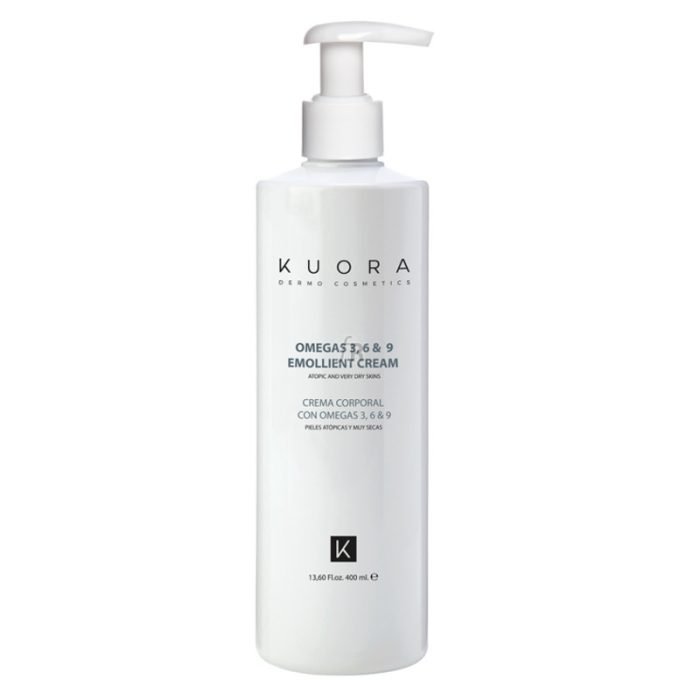 kuora-kuora-creme-emolliente-omega-3-6-et-9-peaux-sensibles-secs-et-atopique-400-ml-hydratation-corps.jpg KUORA CREME EMOLLIENTE OMEGA 3 6 ET 9 PEAUX SENSIBLES SECS ET ATOPIQUE 400 ML – Image 1