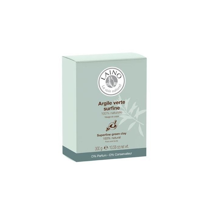 laino-laino-argile-verte-surfine-300-g-masques-visage.jpg LAINO ARGILE VERTE SURFINE 300 G – Image 1