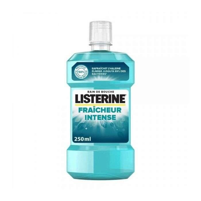 listerine-bain-de-bouche-fraicheur-intense-250-ml.jpg LISTERINE BAIN DE BOUCHE FRAICHEUR INTENSE 250 ML – Image 1
