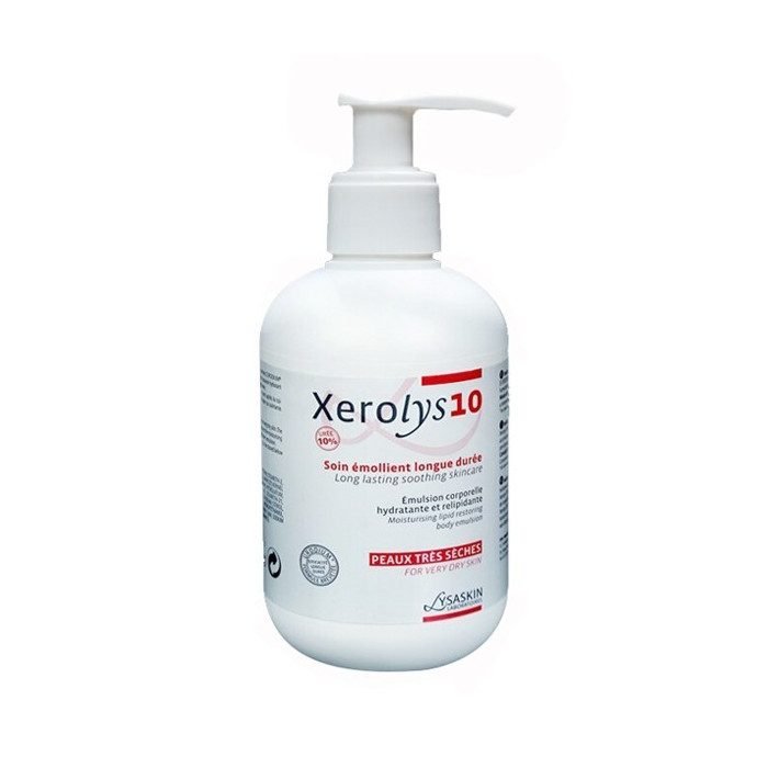 lysaskin-xerolys-10-soin-emollient-longue-duree-200-ml.jpg LYSASKIN XEROLYS 10 SOIN EMOLLIENT LONGUE DUREE 200 ML – Image 1