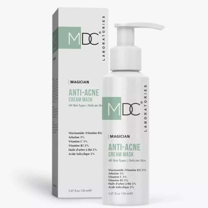 mdc-mdc-magician-creme-masque-anti-acne-150-ml-masques-visage.jpg MDC MAGICIAN CREME MASQUE ANTI ACNE 150 ML – Image 1
