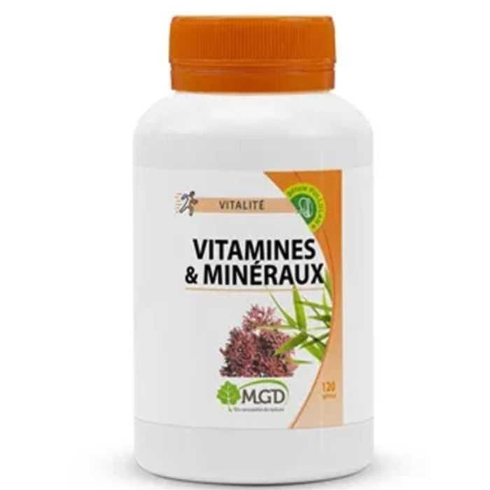 mgd-nature-vitamines-et-mineraux-120-gelules.jpg MGD NATURE VITAMINES ET MINERAUX 120 GELULES – Image 1