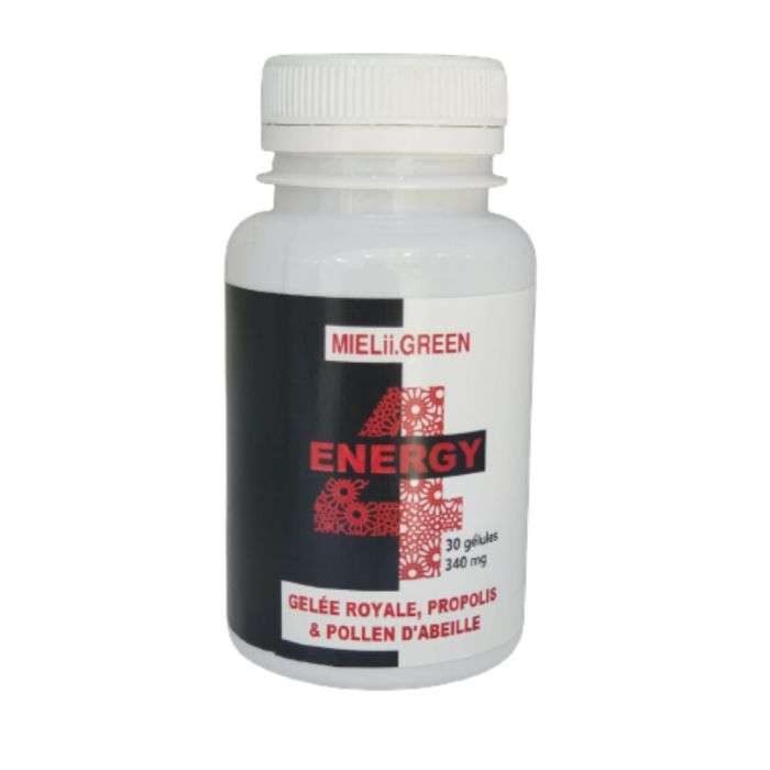 mieliigreen-mielii-green-energy-30-gelules-340-mg-vitamine-et-forme.jpg MIELII GREEN ENERGY 30 GELULES 340 MG – Image 1