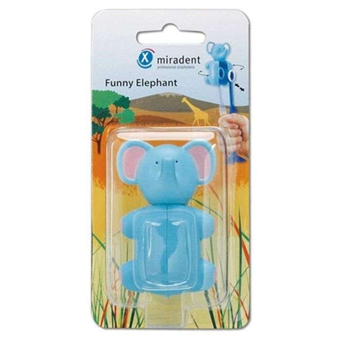 miradent-miradent-porte-brosse-a-dent-funny-elephant-brosses-a-dents-adultes.jpg MIRADENT porte Brosse a dent funny elephant – Image 1