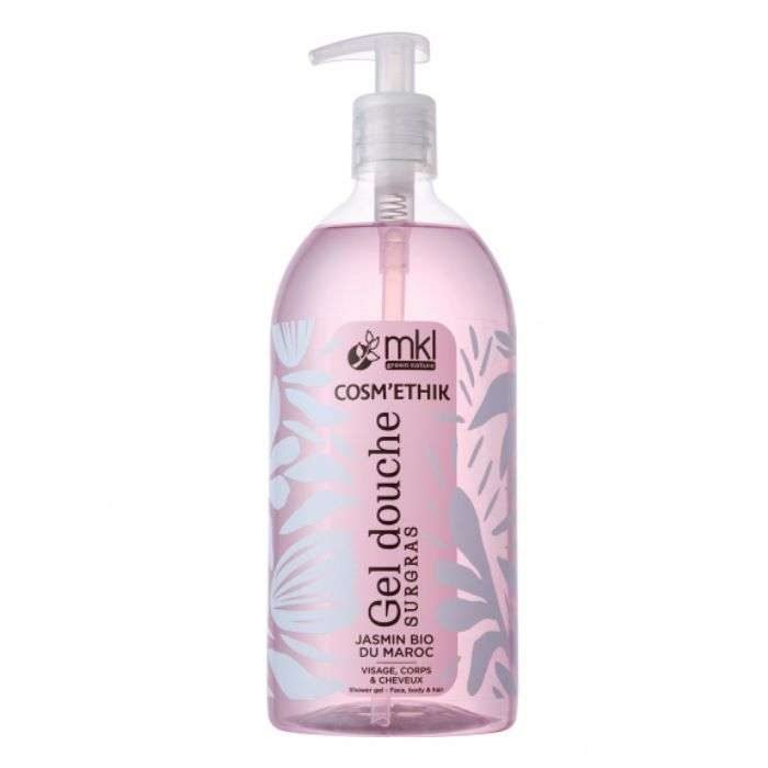 mkl-cosmethik-gel-douche-surgras-jasmin-bio-du-maroc-1l.jpg MKL COSMETHIK GEL DOUCHE SURGRAS JASMIN BIO DU MAROC 1L – Image 1