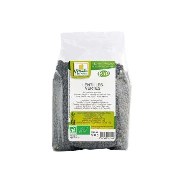 moulin-des-moines-lentilles-vertes-500-g.jpg MOULIN DES MOINES LENTILLES VERTES 500 G – Image 1