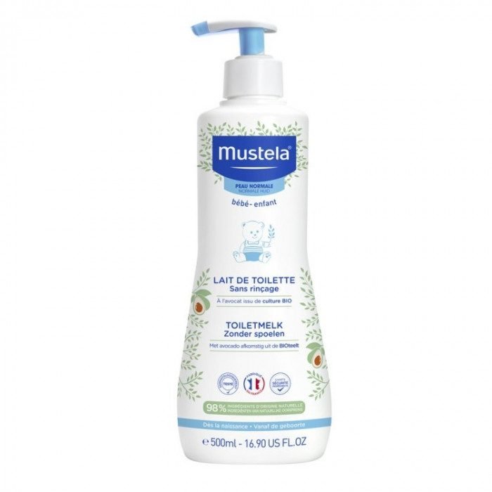 mustela-mustela-lait-de-toilette-sans-rincage-500-ml-nettoyants-liniments-et-talcs.jpg MUSTELA LAIT DE TOILETTE SANS RINÇAGE 500 ML – Image 1