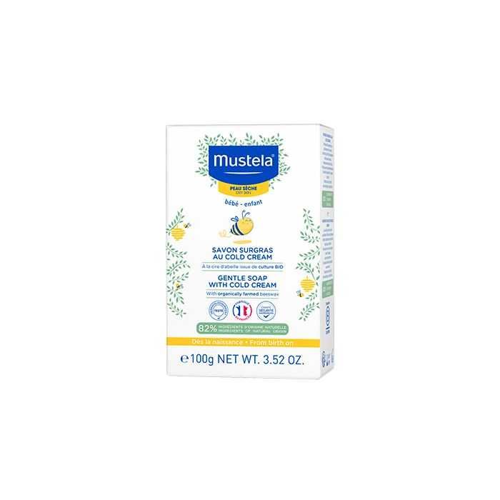 mustela-mustela-savon-surgras-au-cold-cream-100g-nettoyants-liniments-et-talcs.jpg MUSTELA SAVON SURGRAS AU COLD CREAM 100G – Image 1