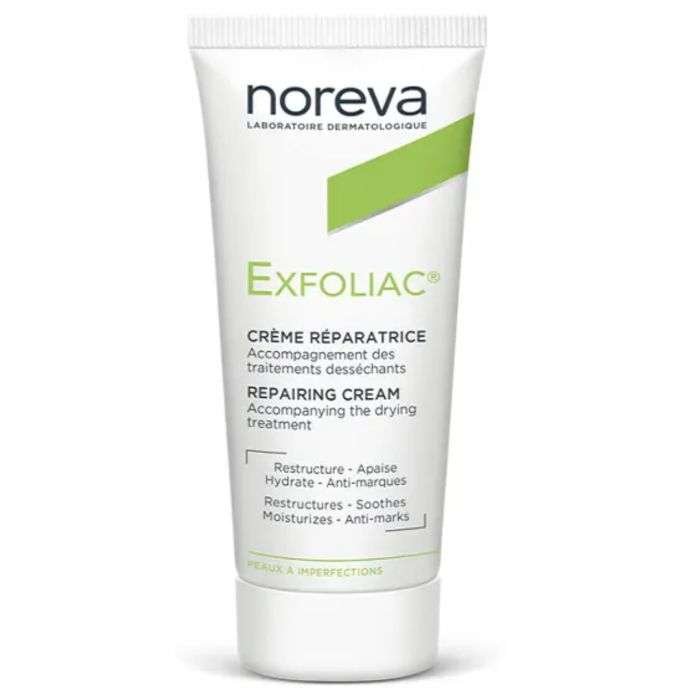 noreva-noreva-exfoliac-creme-reparatrice-40-ml-soins-anti-imperfections.jpg NOREVA EXFOLIAC CRÈME RÉPARATRICE 40 ML – Image 1