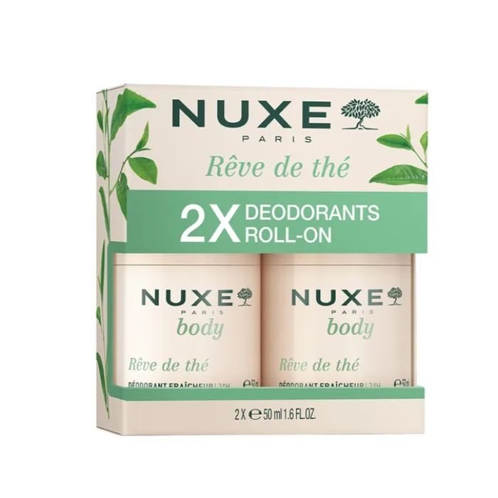 nuxe-reve-de-the-2-deodorants-roll-on-50ml.jpg NUXE REVE DE THE 2 DEODORANTS ROLL ON 50ML – Image 1