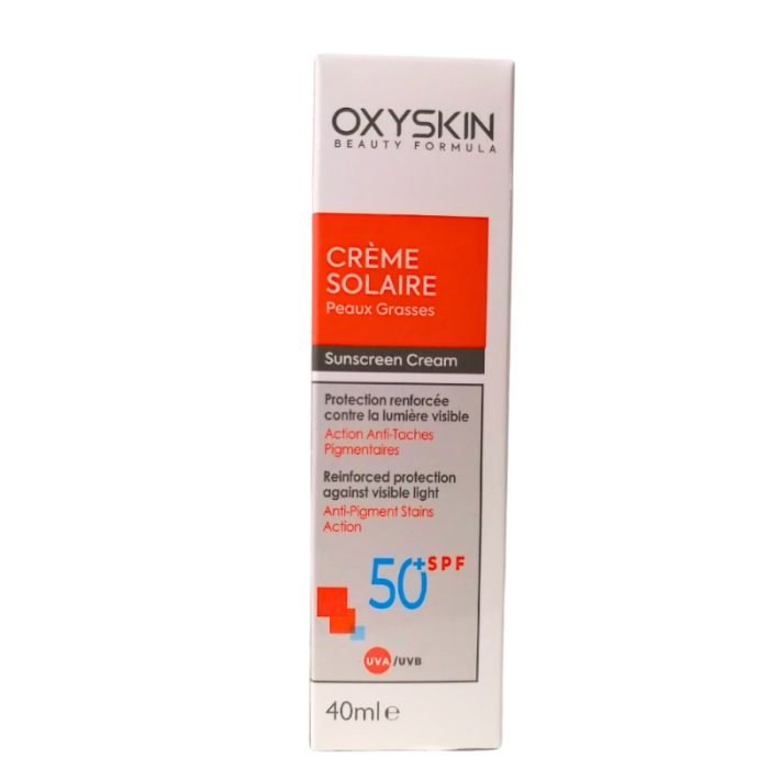 oxyskin-oxyskin-creme-solaire-peaux-grasses-spf-50-40-ml-cremes.jpg OXYSKIN CREME SOLAIRE PEAUX GRASSES SPF 50+ 40 ML – Image 1