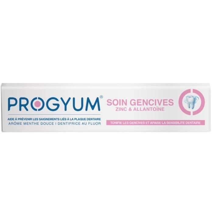 progyum-dentifice-soin-gencives-zinc-et-allantoine-75-ml.jpg PROGYUM DENTIFICE SOIN GENCIVES ZINC ET ALLANTOINE 75 ML – Image 1