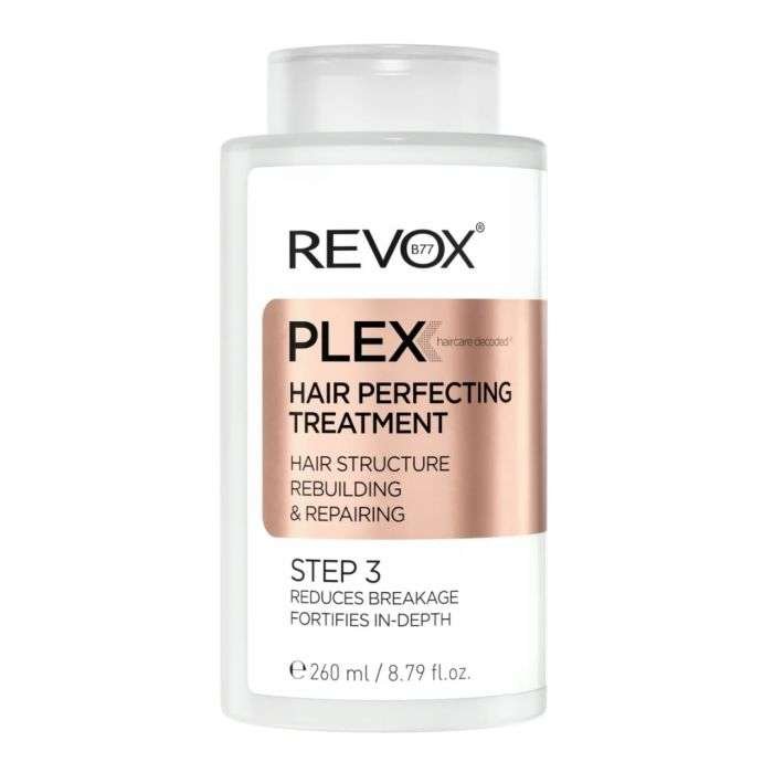 revox-b77-revox-b77-plex-hair-perfecting-traitement-etape-3-260-ml-masque-creme-et-soins.jpg REVOX B77 PLEX HAIR PERFECTING TRAITEMENT ETAPE 3 260 ML – Image 1