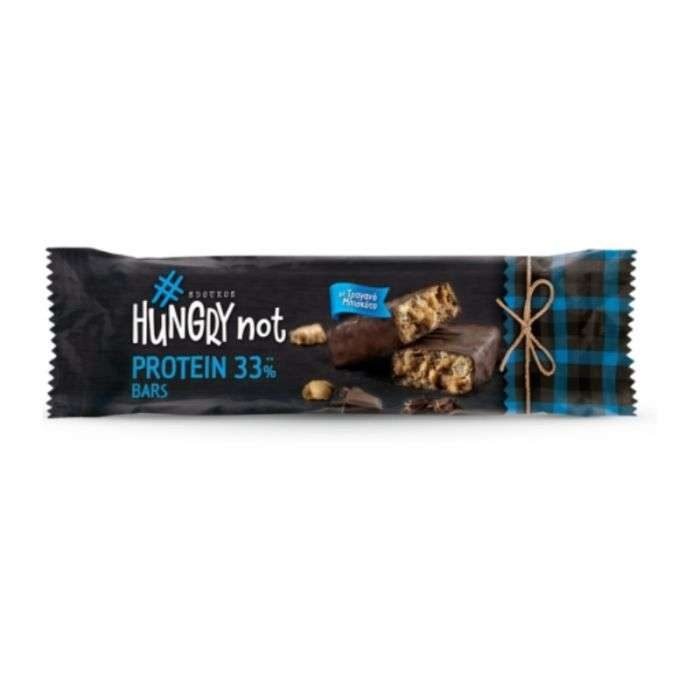 sdoukos-not-hungry-sdoukos-hungry-not-proteine-bar-33-chocolat-noir-confiseries.jpg SDOUKOS HUNGRY NOT PROTEINE BAR 33% CHOCOLAT NOIR – Image 1