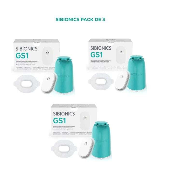 sibionics-gs1-gestionnaire-de-diabete-pack-de-3.jpg SIBIONICS GS1 GESTIONNAIRE DE DIABETE PACK DE 3 – Image 1