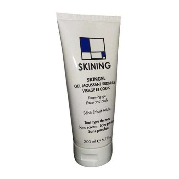 skining-skining-skingel-gel-moussant-surgras-visage-et-corps-200-ml-demaquillants-et-nettoyants.jpg SKINING SKINGEL GEL MOUSSANT SURGRAS VISAGE ET CORPS 200 ML – Image 1
