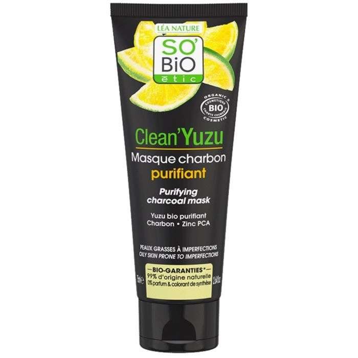 so-bio-so-bio-clean-yuzu-masque-charbon-purifiant-masques-visage.jpg SO BIO Clean YUZU masque charbon purifiant – Image 1