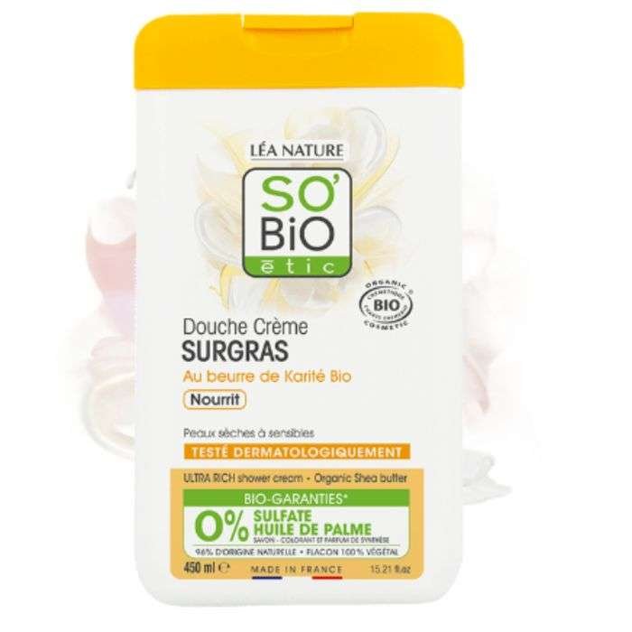 so-bio-so-bio-douche-creme-surgras-au-beurre-de-karite-bio-nourrit-450-ml-hygiene.jpg SO BIO DOUCHE CREME SURGRAS AU BEURRE DE KARITE BIO NOURRIT 450 ML – Image 1