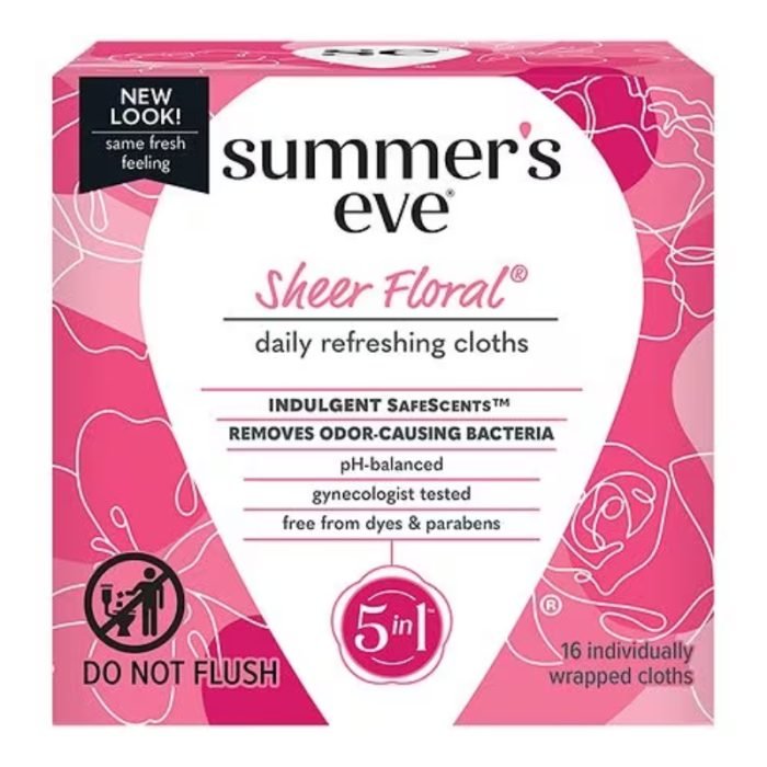summers-eve-summers-eve-sheer-floral-cleansing-cloths-for-sensitive-skin-5-in-1-protection-hygienique.jpg SUMMERS EVE SHEER FLORAL CLEANSING CLOTHS FOR SENSITIVE SKIN 5 IN 1 – Image 1