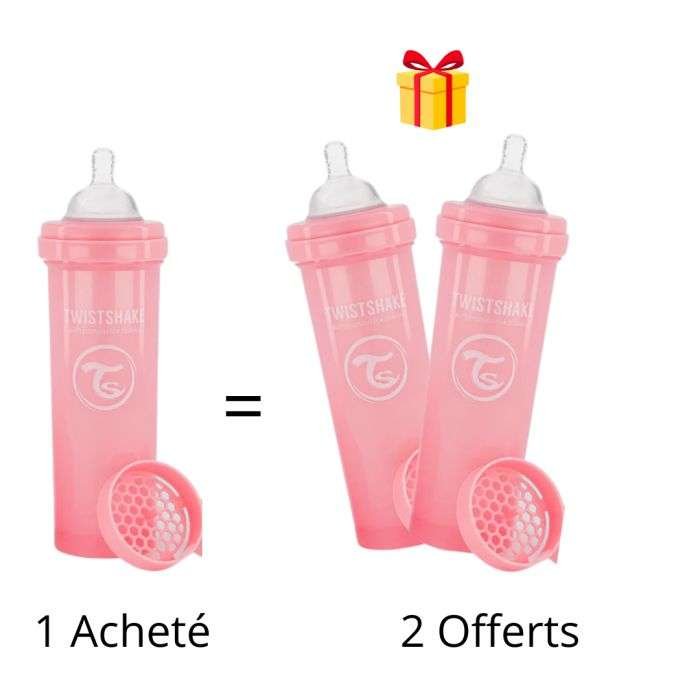 twistshake-twistshake-offre-baby-1-bottle-anti-colic-all-in-one-330ml-4m-rose-achete-2-offerts-apprentissage-repas.jpg TWISTSHAKE OFFRE BABY 1 BOTTLE ANTI COLIC ALL IN ONE 330ML 4M+ ROSE ACHETE 2 OFFERTS – Image 1