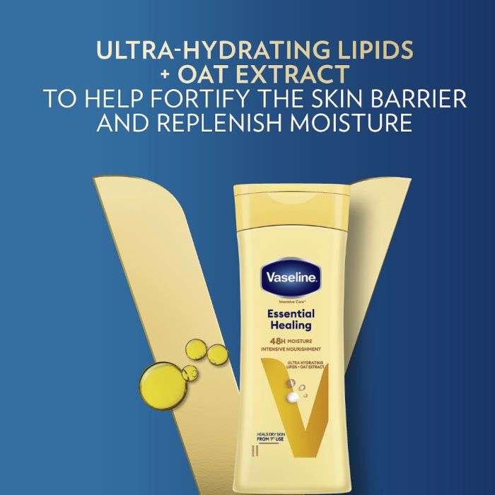 vaseline-vaseline-essential-healing-nourrissant-intensive-48h-200ml-hydratation-corps.jpg VASELINE ESSENTIAL HEALING NOURRISSANT INTENSIVE 48H 200ML – Image 1