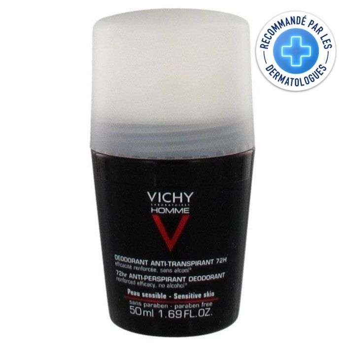 vichy-vichy-homme-deodorant-anti-transpirant-72-h-roll-on-50-ml-deodorants.jpg VICHY HOMME DEODORANT ANTI TRANSPIRANT 72 H ROLL ON 50 ML – Image 1