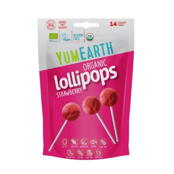 yumearth-lollipops-organics-fraise-pack-de-14.jpg YUMEARTH LOLLIPOPS ORGANICS FRAISE PACK DE 14 – Image 1
